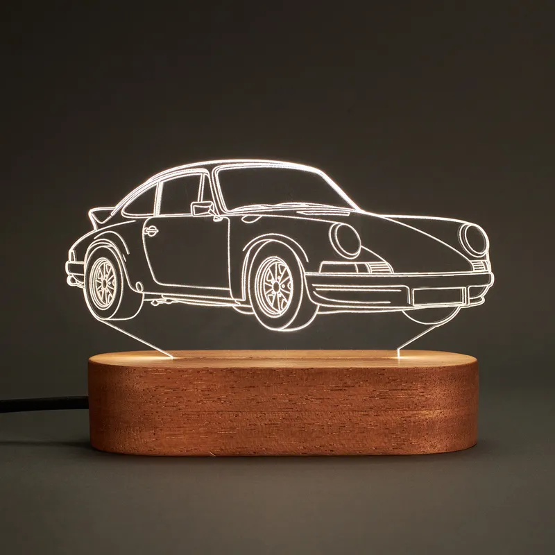 Classic Car 3D LED Lamp Ideal for Car Enthusiasts