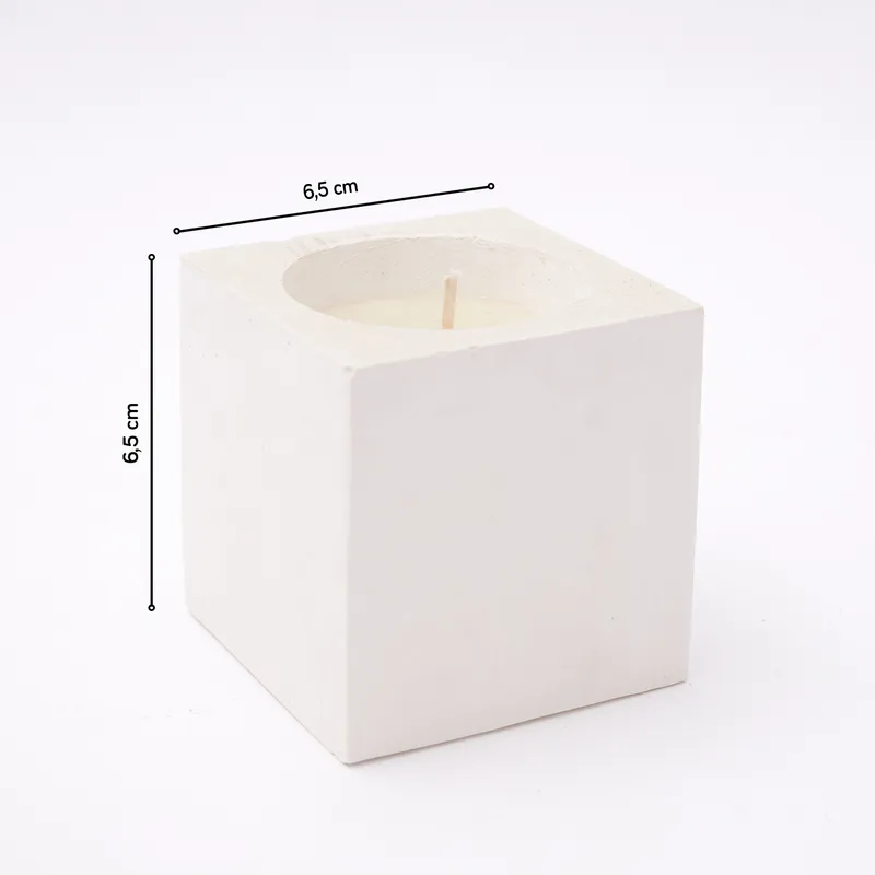 Square Concrete Candle Holder