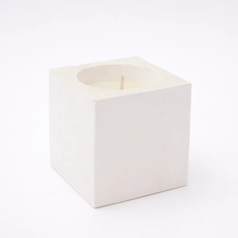 Square Concrete Candle Holder