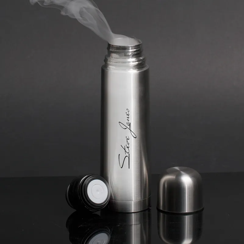 Stainless Steel Thermos with Signature Design