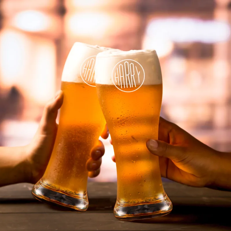 Stamp Monogram Design Berlin Beer Mug