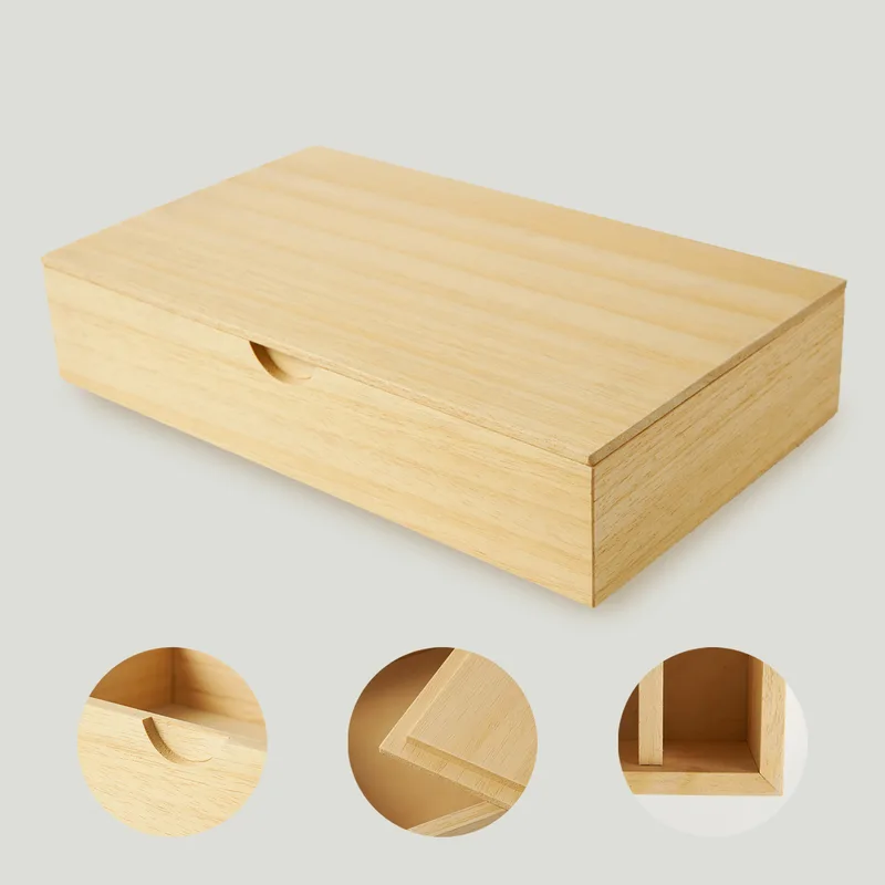 Standard Solid Wooden Long Box