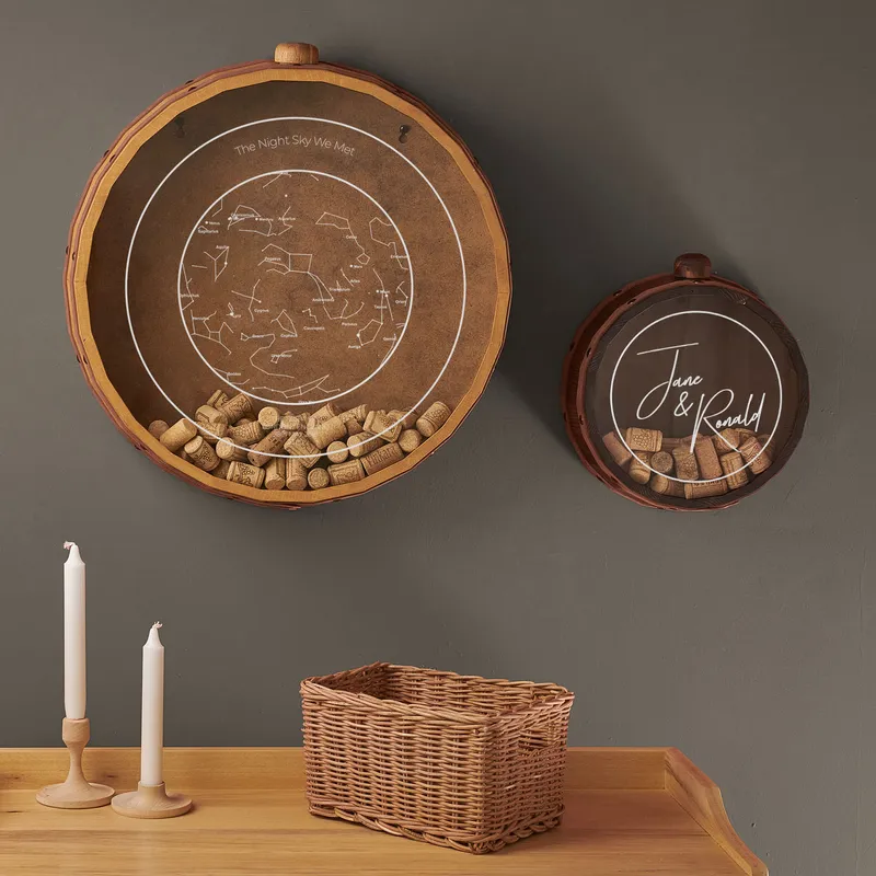 Star Map Design 2-Piece Wine Stopper Gift Box