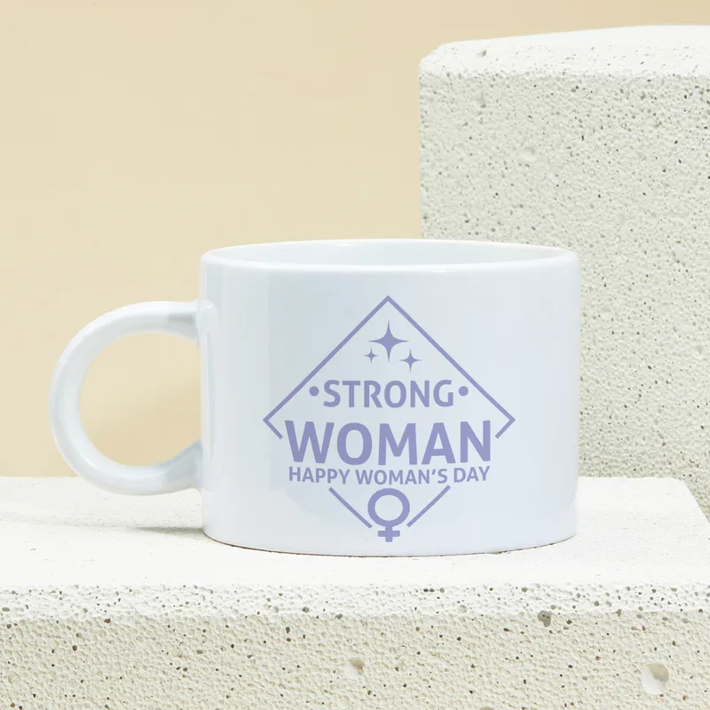 Strong Woman Women's Day Mug Gift for Her