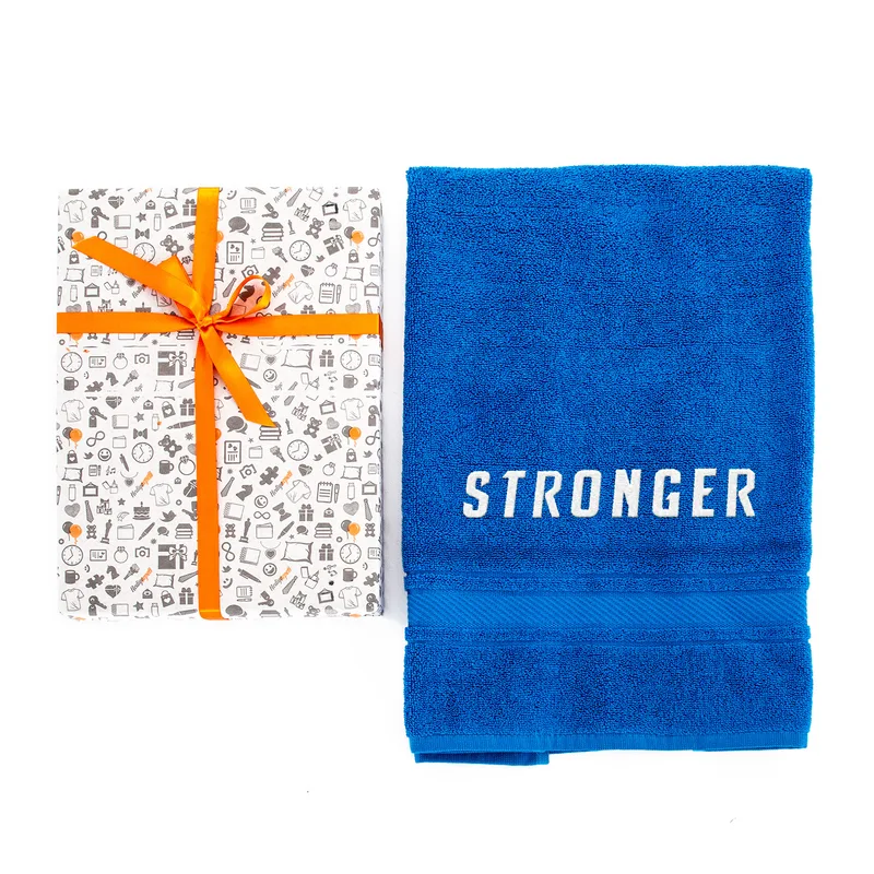 Stronger Sports Theme Gym Towel