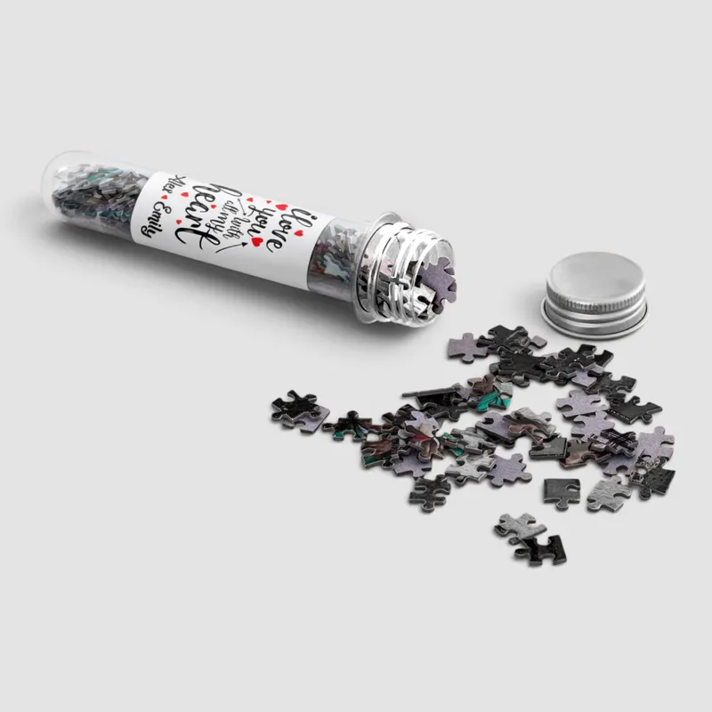 Personalised Photo Puzzle in Capsule Bottle - 99 Pieces