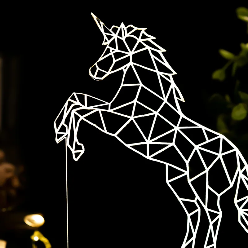 Sweet Unicorn Design Led Lamp