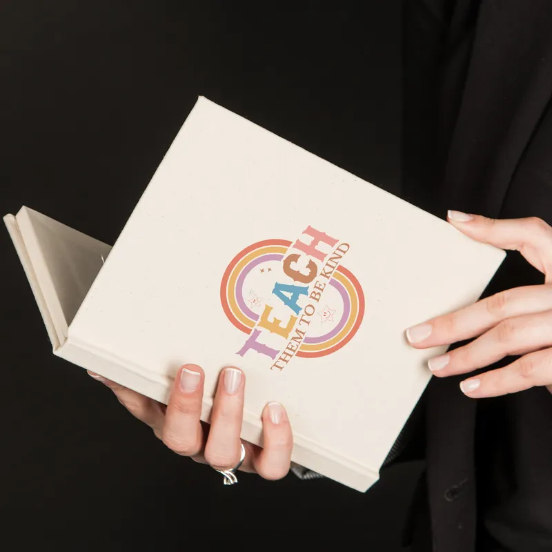 Teacher Appreciation Canvas Notebook with Teach Design