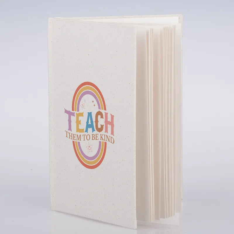 Teacher Appreciation Canvas Notebook with Teach Design