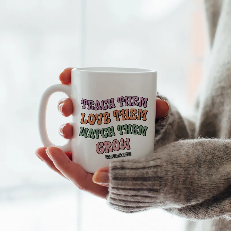 Teacher Life Inspirational Mug for Educators