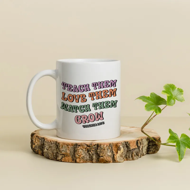 Teacher Life Inspirational Mug for Educators