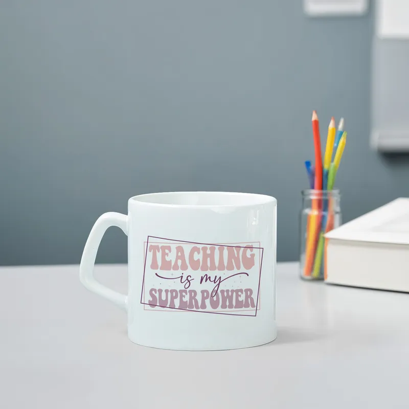 Teacher Superpower Coffee Mug for Appreciation