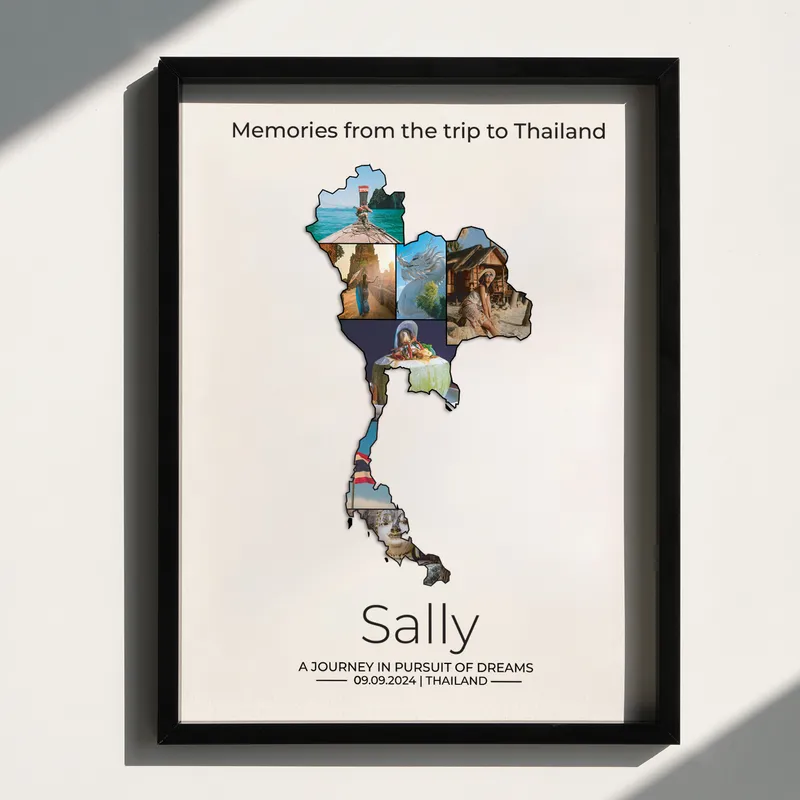 Thailand Memories Photo Wall Adhesive 12x16 Frame