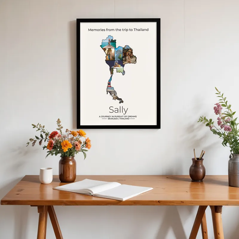 Thailand Memories Photo Wall Adhesive 12x16 Frame