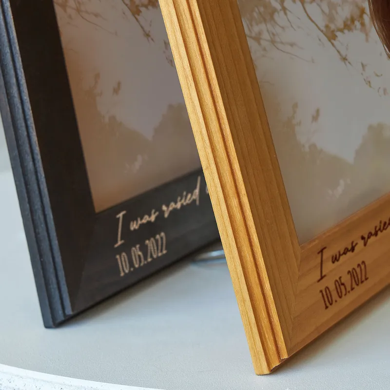 Personalised Wooden Photo Frame for Mother's Day Gift