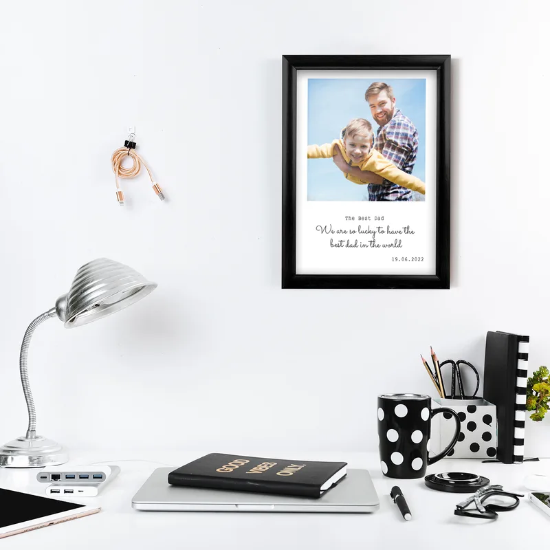 The Best Dad Gift for Dad Photo Printed Picture Frame