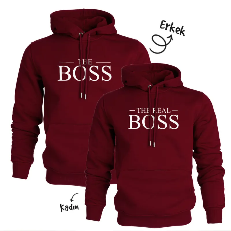 Couple's Matching Boss Hoodies for Special Occasions