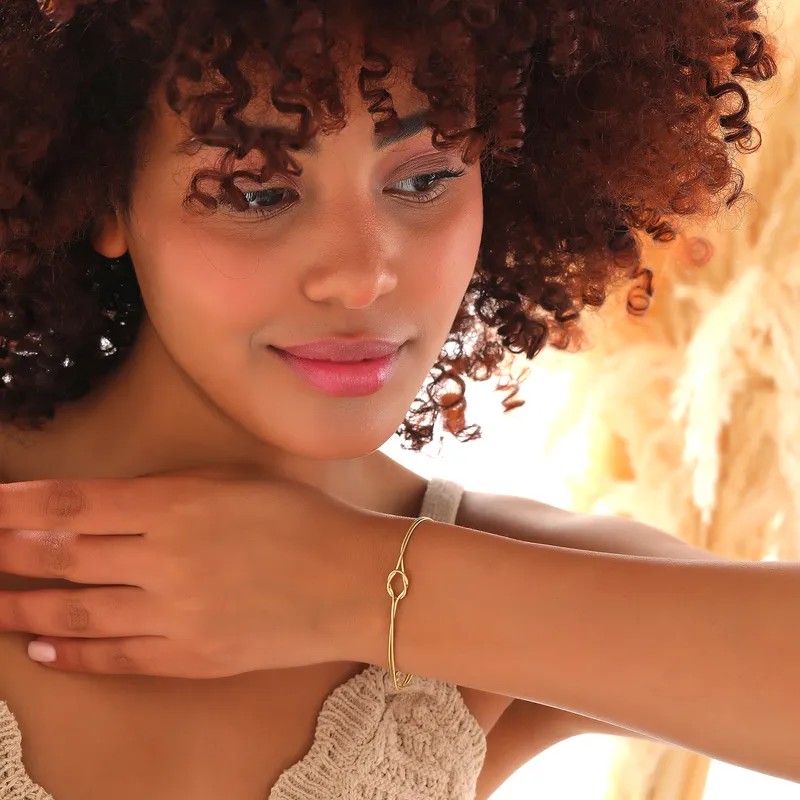 The Knot of Love Silver Bracelet