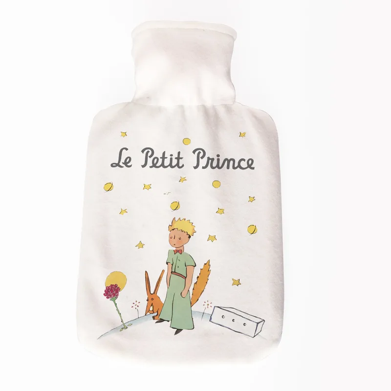 The Little Prince Illustrated Hot Water Bottle for Comfort and Warmth