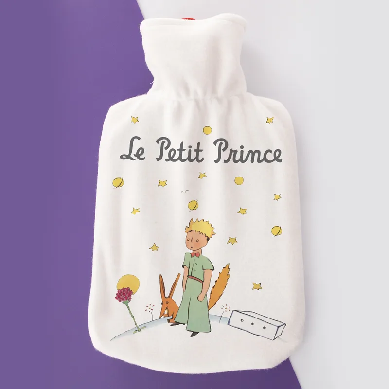 The Little Prince Illustrated Hot Water Bottle for Comfort and Warmth