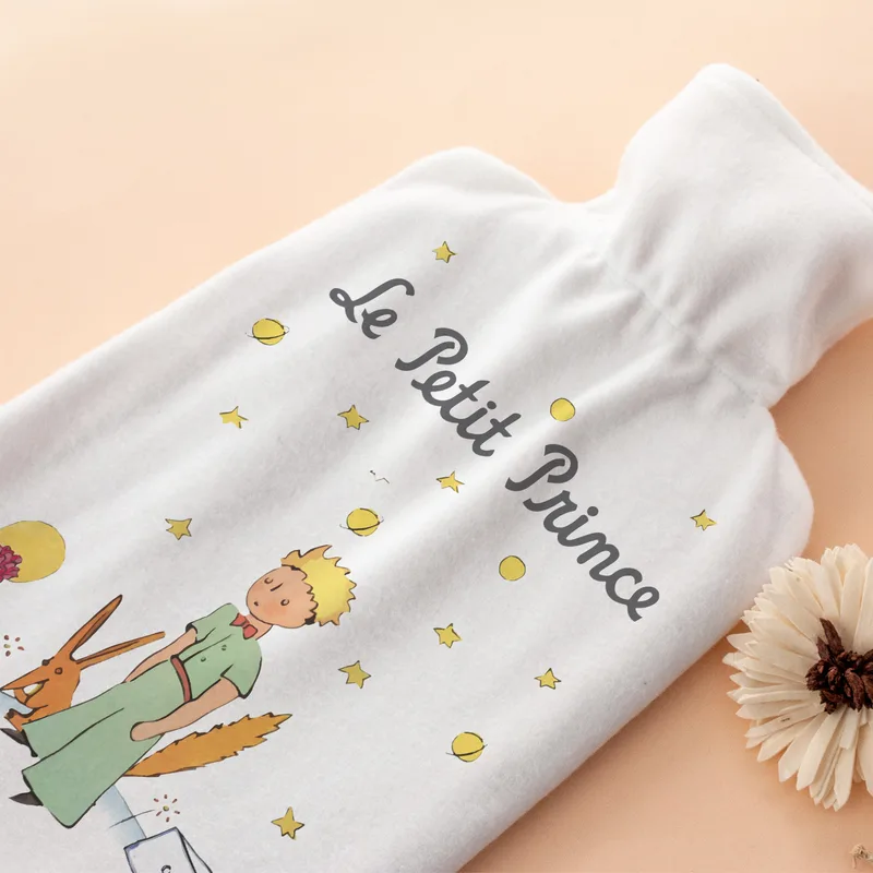 The Little Prince Illustrated Hot Water Bottle for Comfort and Warmth
