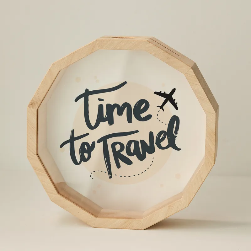 Time To Travel Decorative Memory Box
