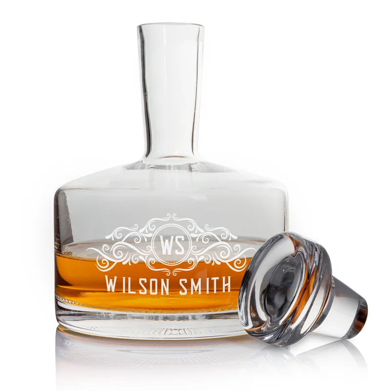 Tokyo Personalized Whiskey Set with Wooden Gift Box