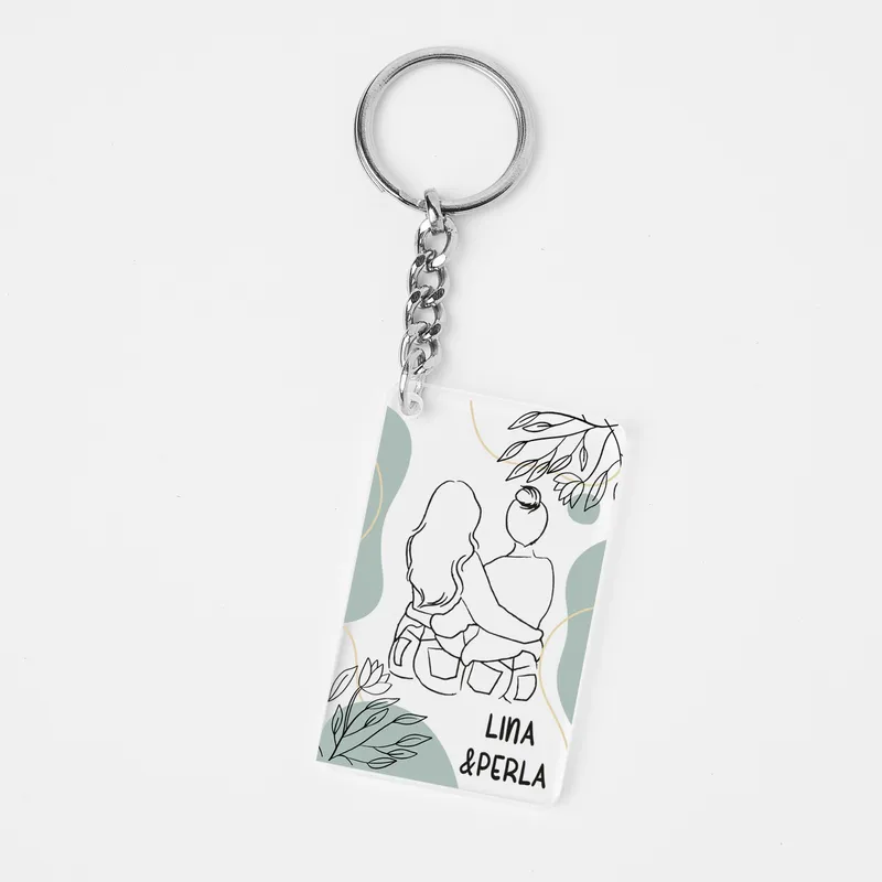 Transparent Keychain for Friends