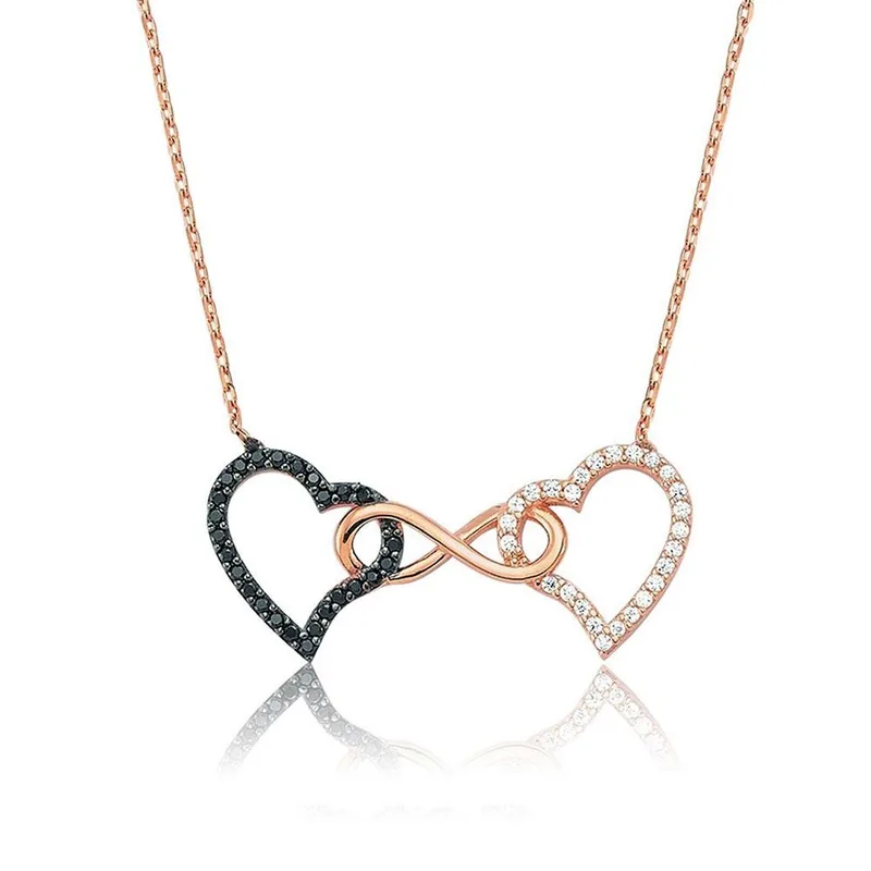Two Hearts Together Forever Necklace