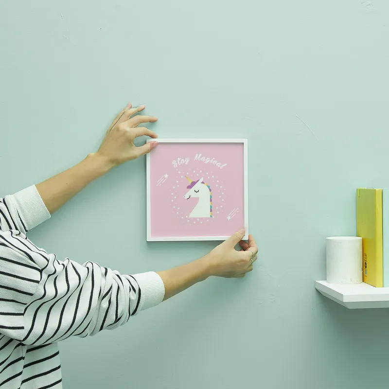 Unicorn Design Frame for Baby Room