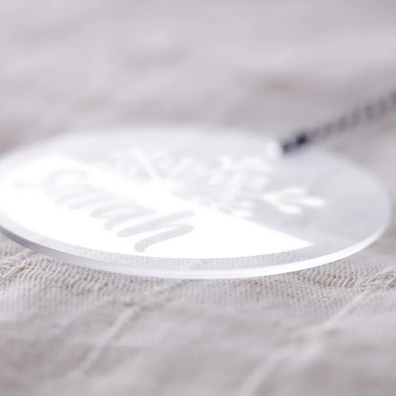 Personalised Snowflake Christmas Tree Ornament