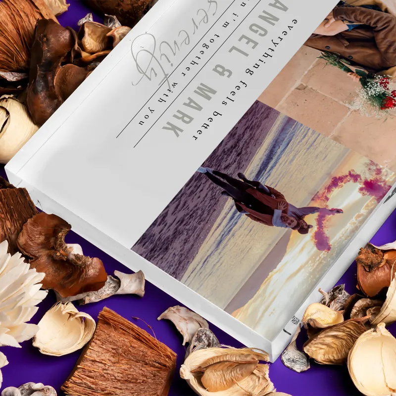 Valentine Gift Minimal Photo Printed Acrylic Frame