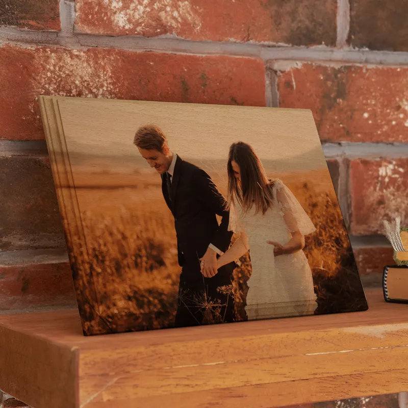Valentine Gift Printed Mini Woodfoto