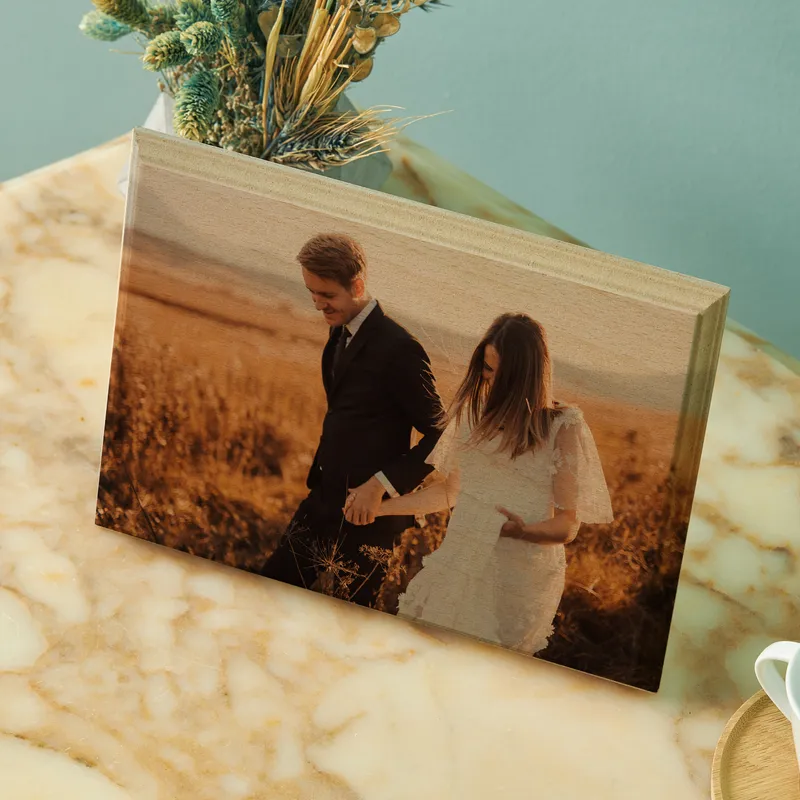 Valentine Gift Printed Mini Woodfoto