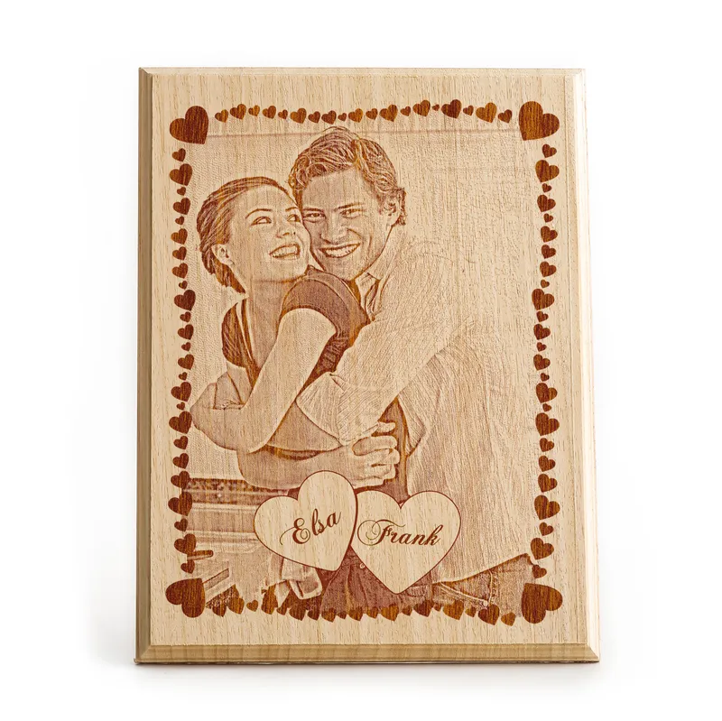 Valentine Gift Wooden Photo