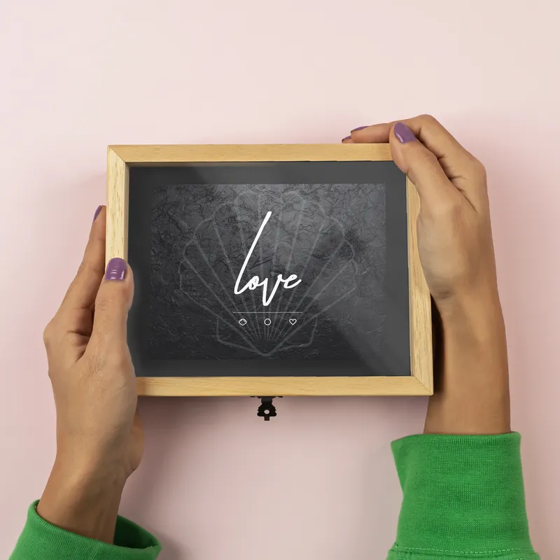 Valentine's Day Gift Oyster Necklace - Real Pearl Necklace Wooden Gift Box