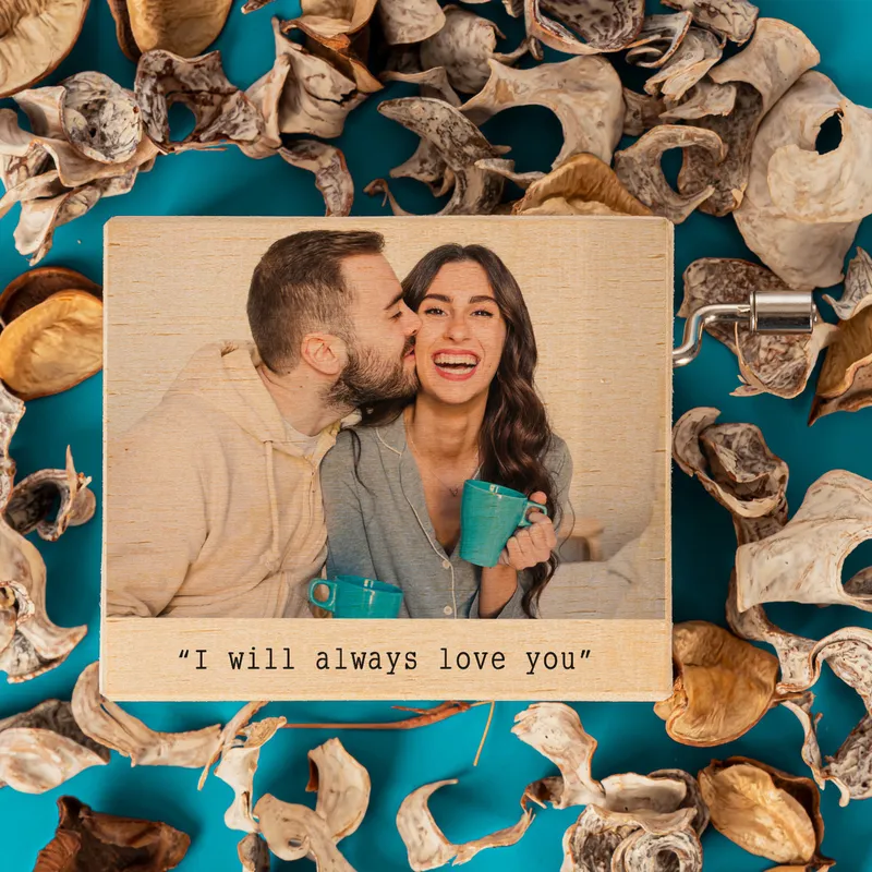 Personalised Photo Music Box – Romantic Gift for Valentine's Day