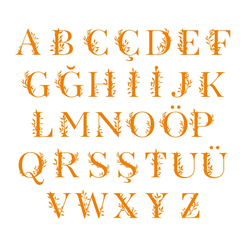 Valentine's Gift Initial Written Decorative Pillow