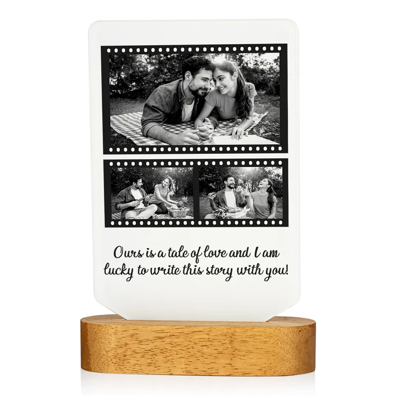 Valentine's Gift Movie Strip Designed Led Table Lamp