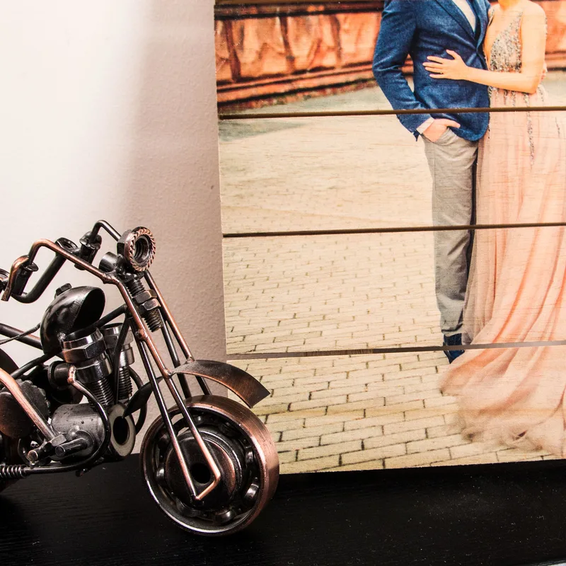 Valentine's Gift Photo Printed Wooden Pallet Table