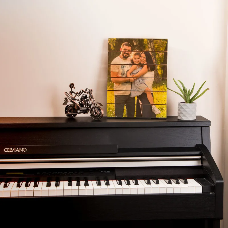 Valentine's Gift Photo Printed Wooden Pallet Table