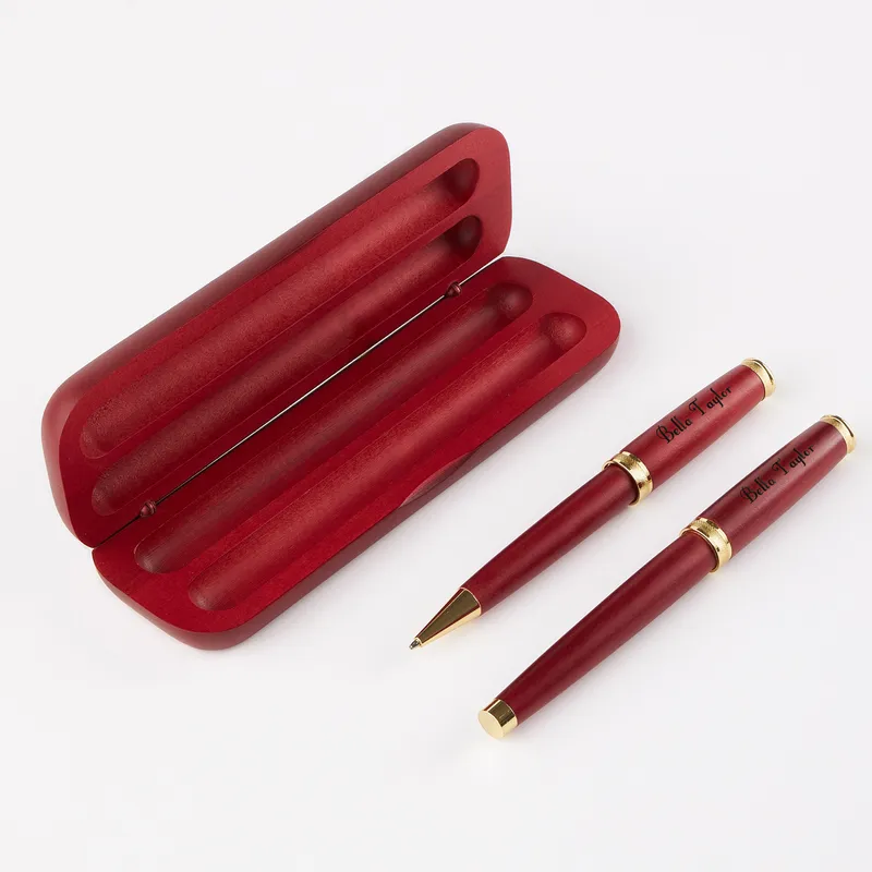 Valentine's Special Wooden Pen Set