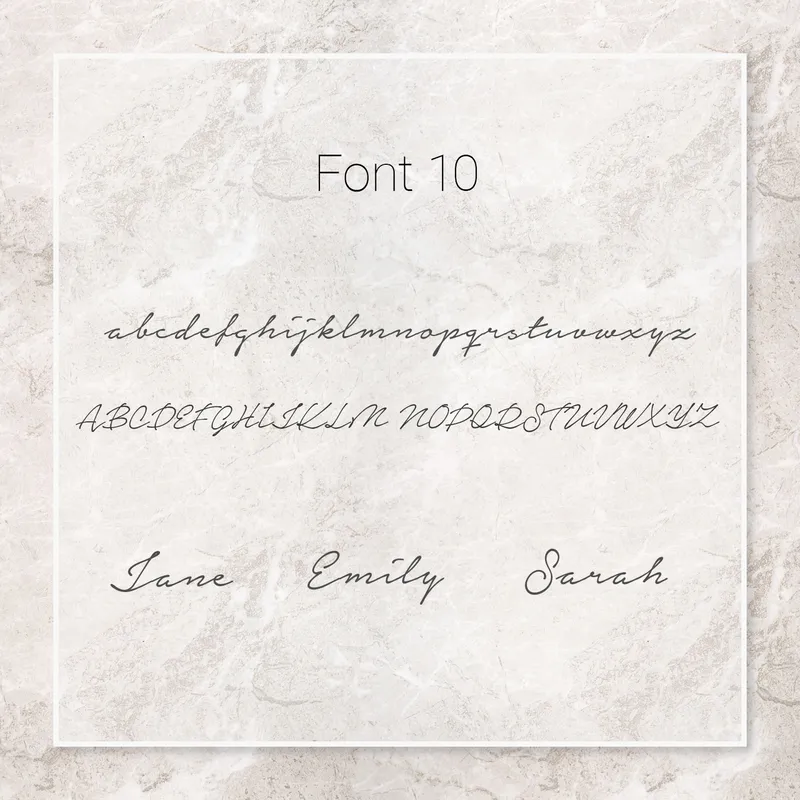 Personalised Silver Name Necklace in Vertical Script