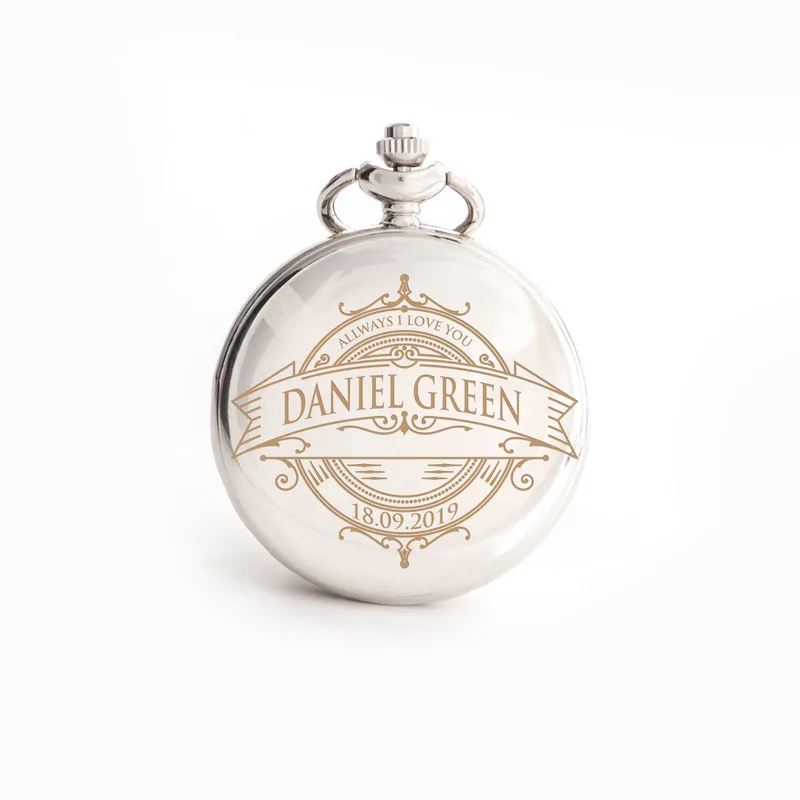 Vintage Style Personalized Pocket Watch