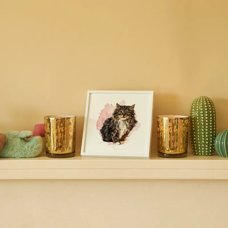 Personalised Watercolour Pet Portrait for Home Décor
