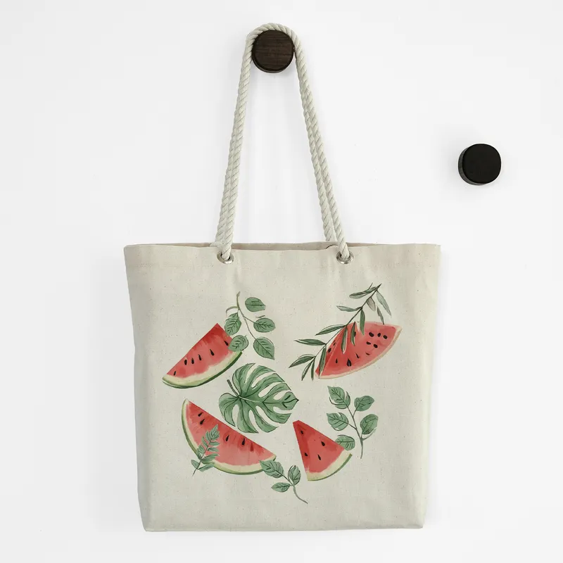 Watermelon Design Eco-friendly Tote Bag