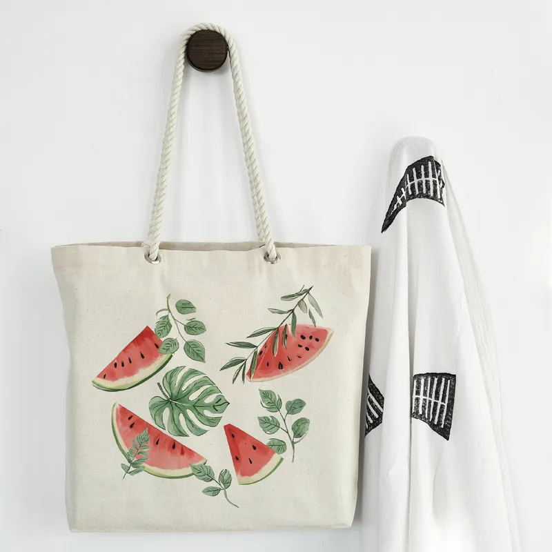 Watermelon Design Eco-friendly Tote Bag