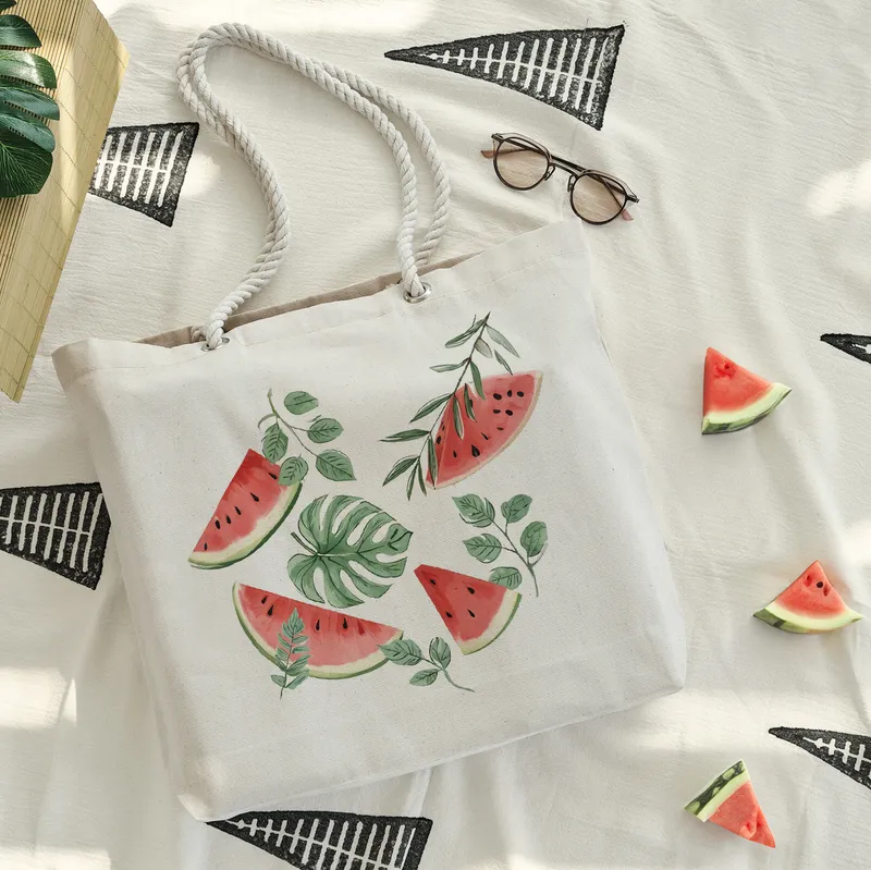 Watermelon Design Eco-friendly Tote Bag