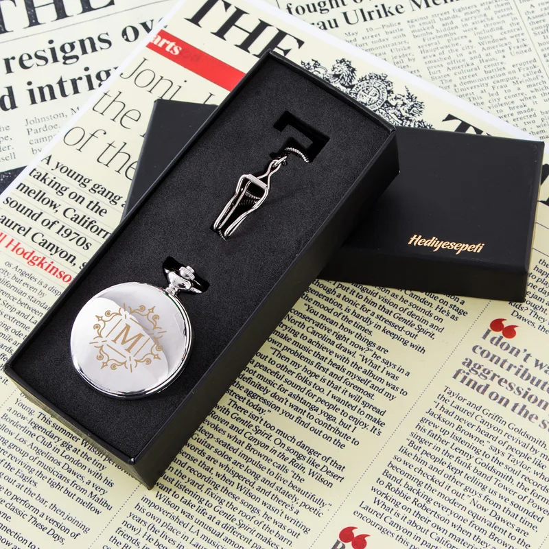 Personalised Groomsman Pocket Watch Unique Wedding Keepsake