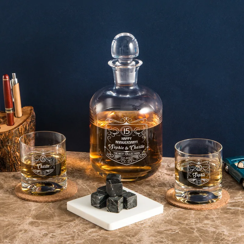 Whiskey Carafe Set as Anniversary Gift
